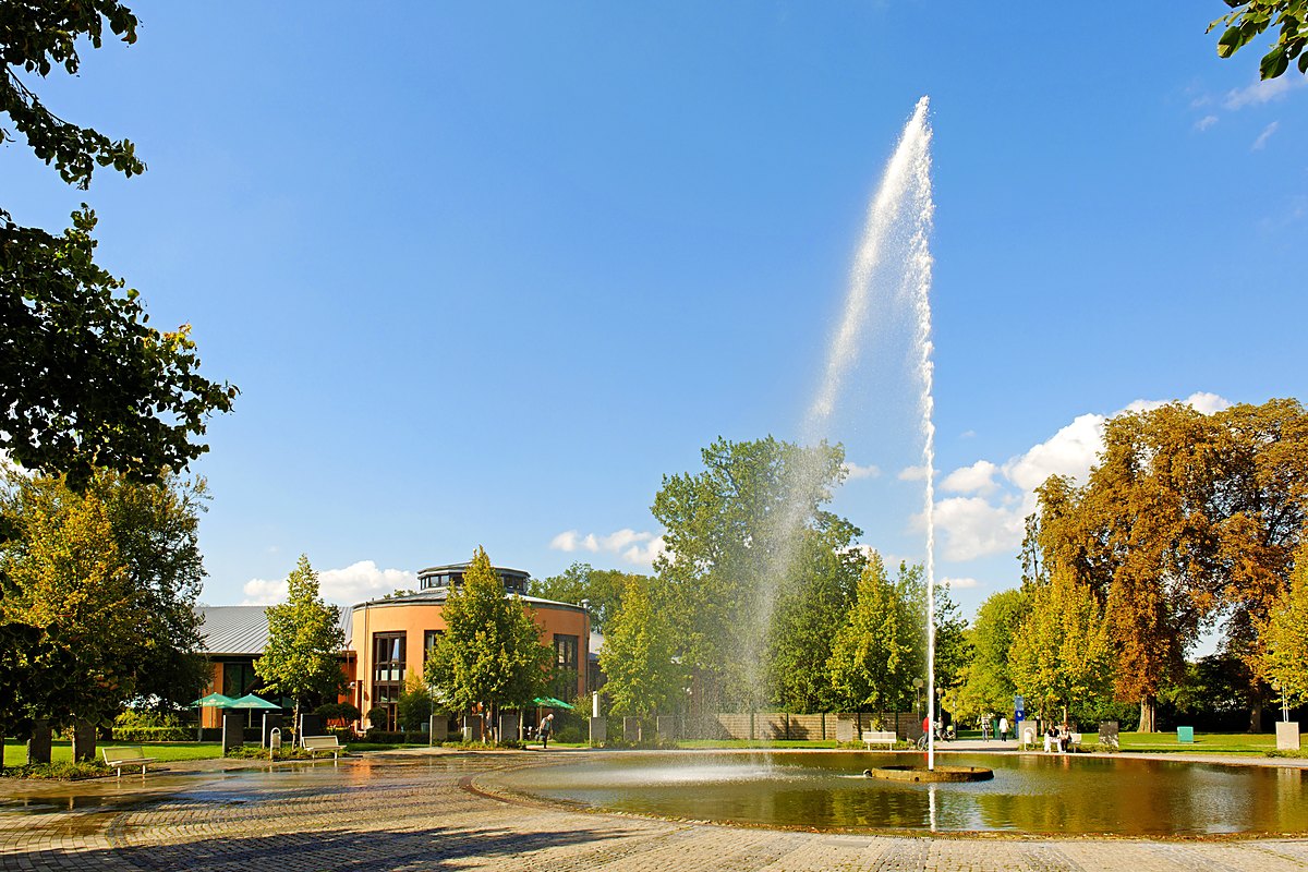 Fontäne im Kurpark von Bad Oeynhausen