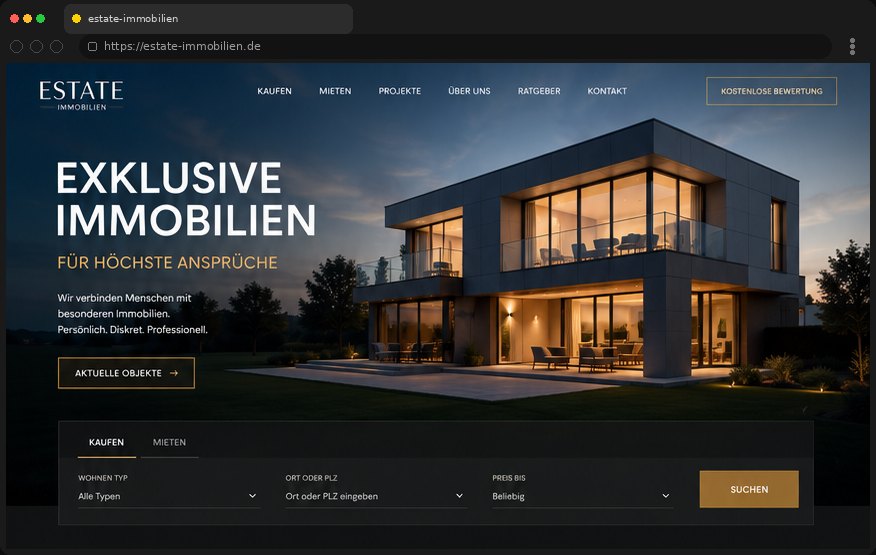 Stilwelt ESTATE für Immobilien
