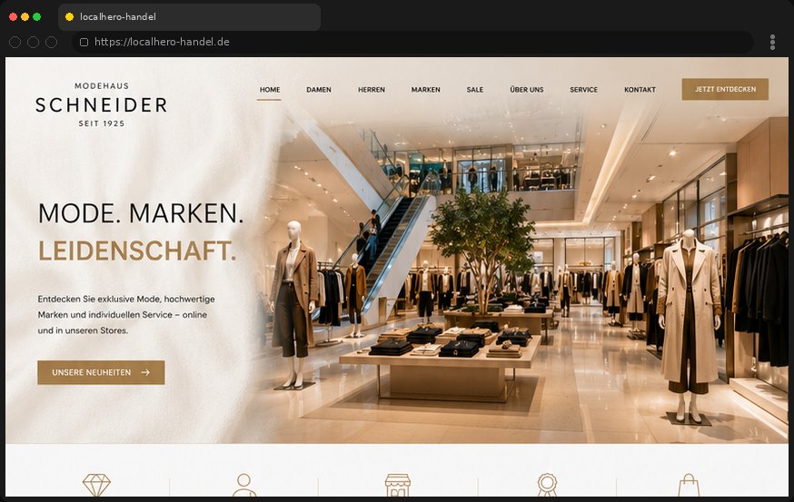 Stilwelt LOCAL HERO für Einzelhandel