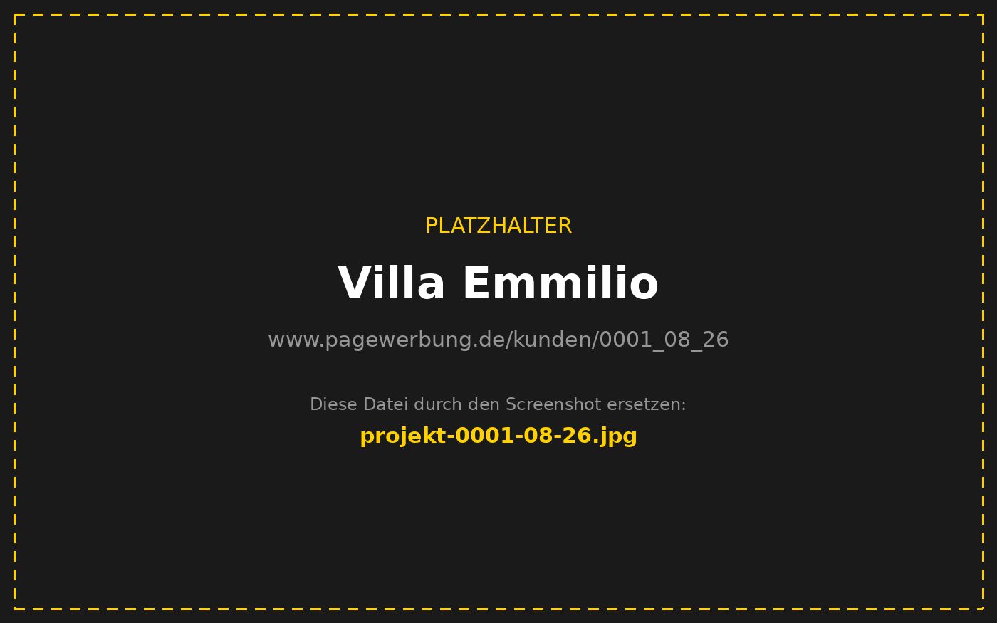 Startseite von Villa Emmilio