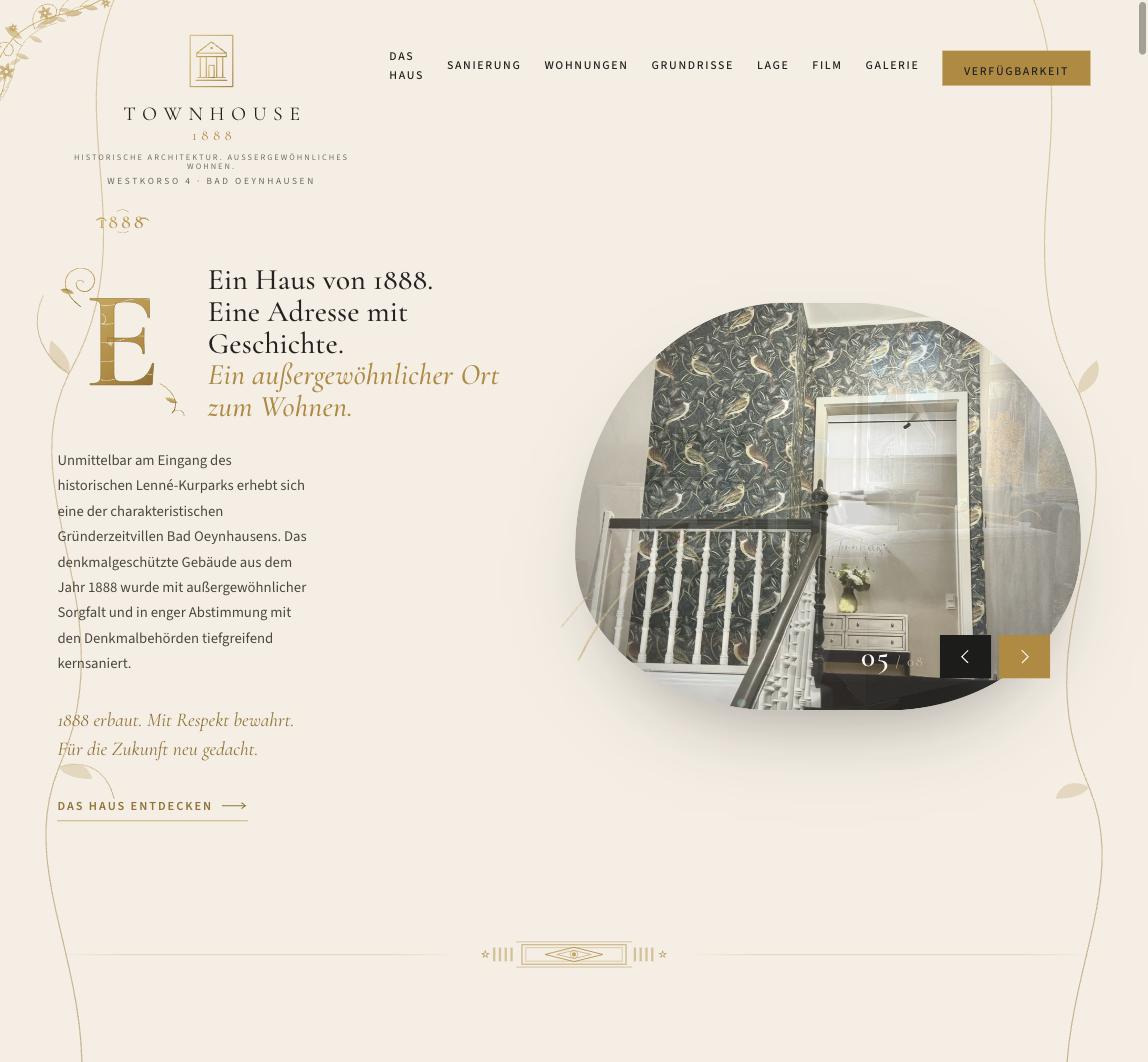 Startseite von Townhouse 1888