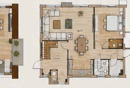 Grundriss Nordwind — Vorderhaus Erdgeschoss (schematisch)