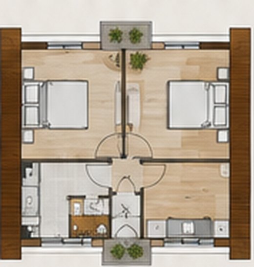 Grundriss Sturmvogel — Seitenhaus Obergeschoss (schematisch)