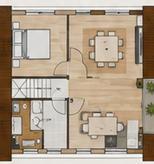 Grundriss Westwind — Vorderhaus Obergeschoss (schematisch)